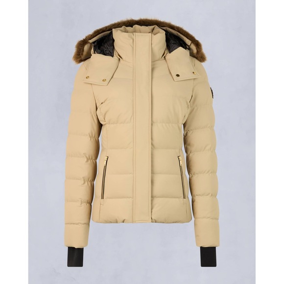 Moose Knuckles Jackets & Blazers - Moose Knuckles NWT Gold Series Betta Shearling Jacket Sand Down Puffer Coat- S